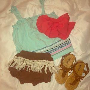 Toddler fringe bloomers